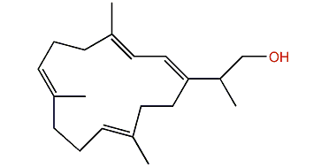 16-Hydroxycembra-1,3,7,11-tetraene