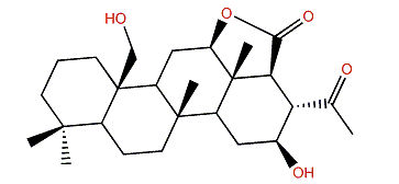 16b,22-Dihydroxy-24-methyl-24-oxo-25,12b-scalaranolide