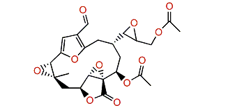 17-Acetoxy-15,16-epoxylophotoxin