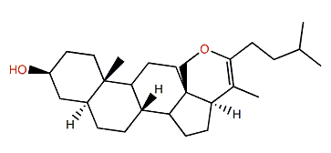 18,22-Epoxycholest-20(22)-en-3b-ol