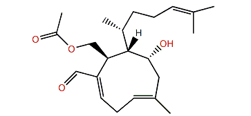 18-Acetoxy-4-hydroxydictyo-19-al