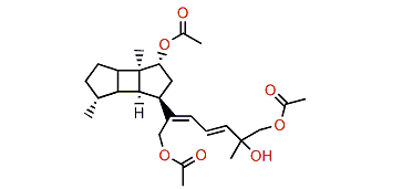 (13E,16Z)-18-Hydroxy-5,14,19-triacetoxy-13(15),16-spatadiene
