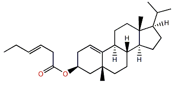 19(10->5)-Abeo-20-methyl-pregn-10-en-3b-yl-(3'E)-hexenoate