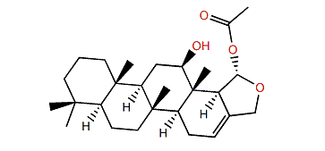 19-Acetyl-12-deacetyl-12-epi-deoxoscalarin
