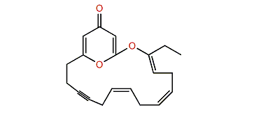 (12Z,15Z)-19-Ethyl-2,6-epoxy-1-oxa-2,5,12,15,18-cyclononadecapentaen-9-yn-4-one