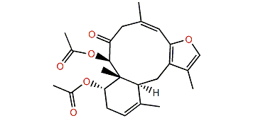(1R,2R,5Z,10S,11Z,14S)-7,18-Epoxy-2,14-diacetoxybriara-5,7,11,17-tetraen-3-one