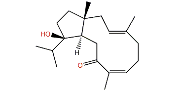 (1R,3E,7Z,11R,12R)-12-Hydroxydolabella-3,7-dien-9-one