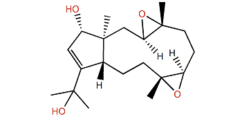 (1R,3S,4S,7S,8S,11R,12E,14R)-3,4-7,8-Diepoxydolabell-12-ene-14,18-diol