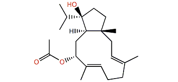 (1R,3E,7E,9R,11R,12R)-9-Acetoxydolabella-3,7-dien-12-ol