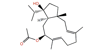 (1R,3E,7E,9S,11R,12R)-9-Acetoxydolabella-3,7-dien-12-ol
