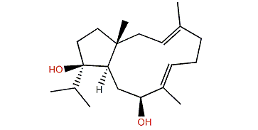 (1R,3E,7E,9S,11R,12R)-9-Hydroxydolabella-3,7-dien-12-ol