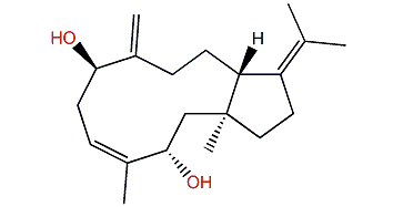(1R,3S,4Z,7S,11R)-4,8(17),12(18)-Dolabellatriene-3,7-diol