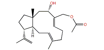(1R,3S,4E,8E,11S,12R)-16-Acetoxy-4,8,18-dolabellatrien-3-ol