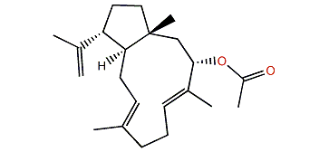 (1R,4E,8E,11S,12R)-16-Acetoxy-4,8,18-dolabellatriene
