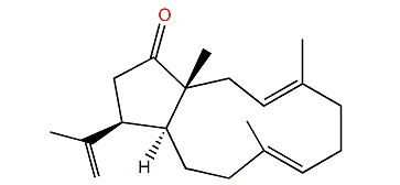 (1R,3E,7E,11S,12S)-14-Oxo-3,7,18-dolabellatriene