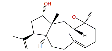 (1R,3S,4S,7E,11S,12S,14S)-3,4-Epoxy-14-hydroxy-7,18-dolabelladiene