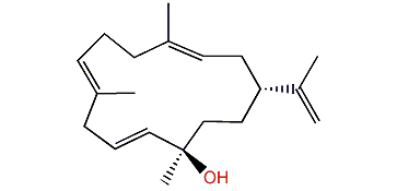 (1R,12R,3E,7E,10E,11E)-12-Hydroxycembra-3,7,10,15-tetraene