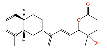 (1R,2R,4S,15E)-Loba-8,10,13(14),15(16)-tetraen-17,18-diol-17-acetate