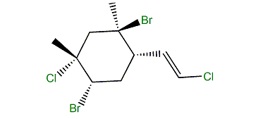 (1R,2S,4S,5R)-1,4-Dibromo-5-chloro-2-(2-chloroethenyl)-1,5-dimethylcyclohexane