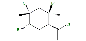 (1R,2S,4S,5R)-5-Chloro-2(E)-(chlorovinyl)-1,4-dibromo-1,5-dimethylcyclohexane