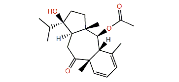 (1R,2R,3S,4Z,6Z,8S,11S,12S)-2-Acetoxy-12-hydroxydolasta-4,6-dien-9-one