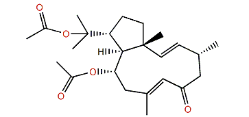 (1R,2E,4R,7E,10S,11S,12R)-10,18-Diacetoxydolabella-2,7-dien-6-one