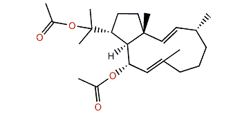 (1R,2E,4R,8E,10S,11S,12R)-10,18-Diacetoxydolabella-2,8-dien-6-one