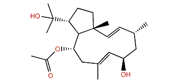(1R,2E,4R,6R,7E,10S,11S,12R)-10-Acetoxy-2,7-dolabelladiene-6,18-diol
