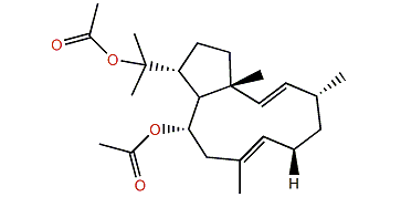 (1R,2E,4R,7E,10S,11S,12R)-10,18-Diacetoxy-2,7-dolabelladiene