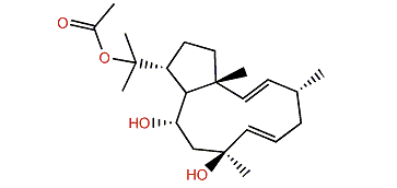 (1R,2E,4R,6E,8S,10S,11S,12R)-18-Acetoxy-2,6-dolabelladiene-8,10-diol