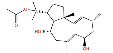 (1R,2E,4R,6R,7E,10S,11S,12R)-18-Acetoxy-2,7-dolabelladiene-6,10-diol