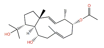 (1R,2E,4R,5R,7E,10S,11S,12R)-5-Acetoxy-2,7-dolabelladien-10,18-diol