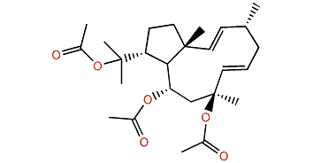 (1R,2E,4R,6E,8S,10S,11S,12R)-8,10,18-Triacetoxy-2,6-dolabelladiene