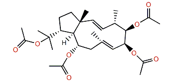 (1R,2E,4S,5R,6S,7E,10S,11S,12R)-5,6,10,18-Tetraacetoxy-2,7-dolabelladiene