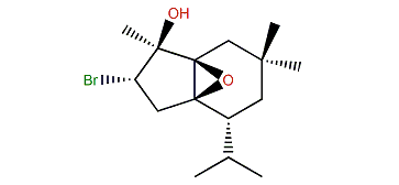 (1R,5R,6R,8S,9R)-8-bromo-1,6-epoxy-5-isopropyl-3,3,9-trimethylbicyclo[4.3.0]nonan-9-ol