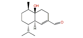 (1R,6R,7S,10R)-1-Hydroxy-4-cadinen-15-al
