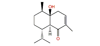 (1R,6S,7S,10R)-1-Hydroxycadinan-3-en-5-one