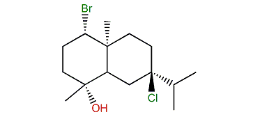 (1S,4R,7R)-1-Bromo-4-hydroxy-7-chloroselinane