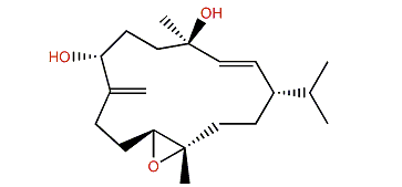 (1S,2E,4R,7R)-11,12-Epoxy-2,8(19)-cembradiene-4,7-diol