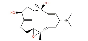 (1S,2E,4R,7S)-11,12-Epoxy-2,8(19)-cembradiene-4,7-diol