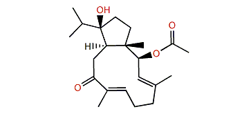 (1S,2S,3E,7E,11R,12R)-2-Acetoxy-12-hydroxydolabella-3,7-dien-9-one