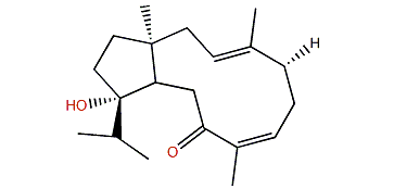 (1S,3E,7Z,11S,12S)-12-Hydroxydolabella-3,7-dien-9-one