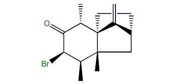 (1S,2R,4R,5R,6R,8R)-4-Bromo-2,5,6-trimethyl-11-methylenetricyclo[6.2.1.01,6]undecan-3-one
