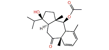 (1S,2S,3R,4Z,6Z,8S,11R,12R)-2-Acetoxy-12-hydroxydolasta-4,6-dien-9-one