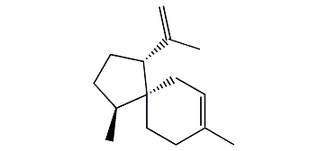 (1S,4R,5R)-1,8-Dimethyl-4-(1-methylethenyl)-spiro[4.5]dec-7-ene