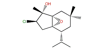 (1S,5R,6S,8R,9S)-8-chloro-1,6-epoxy-5-isopropyl-3,3,9-trimethylbicyclo[4.3.0]-nonan-9-ol