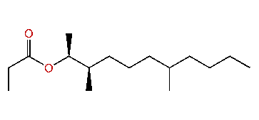 (1S,2R,6RS)-1,2,6-Trimethyldecyl propionate