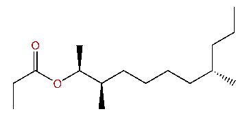 (1S,2R,7S)-1,2,7-Trimethyldecyl propionate