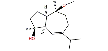 1a,4b,5a,10b-10-Methoxy-6-guaien-4-ol