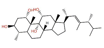 (22E,24R)-4a,23,24-Trimethylcholest-22-en-1a,3b,9a,11a-tetrol